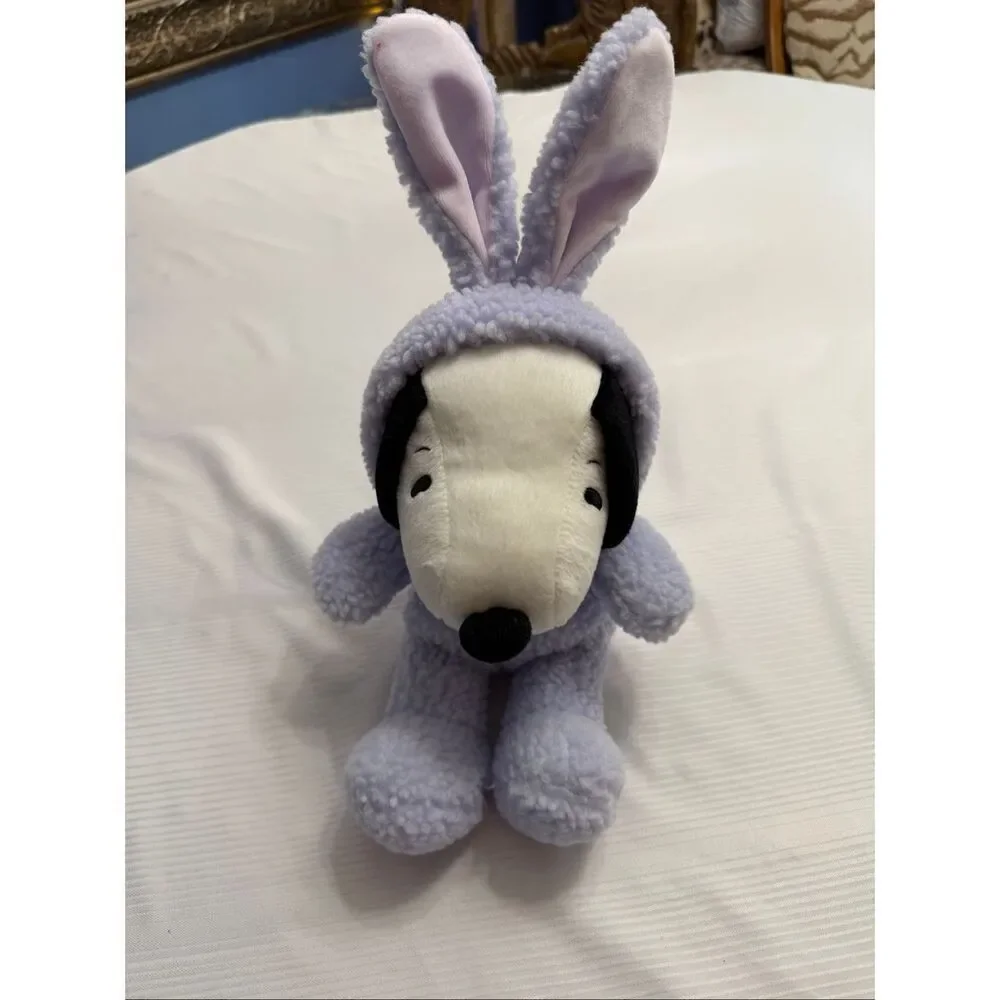 Peanuts Snoopy 12 inch Plush Easter Lavender Bunny Halloween Costume Hallmark